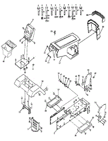 Chassis And Enclosures parts for Craftsman Front-Engine Lawn Tractor 917255250 from AppliancePartsPros.com
