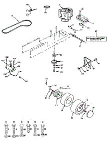 Engine parts for Craftsman Front-Engine Lawn Tractor 917255250 from AppliancePartsPros.com