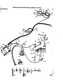 Electrical parts for Craftsman Front-Engine Lawn Tractor 917255275 from AppliancePartsPros.com