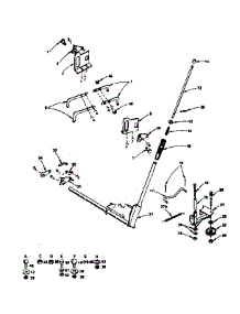Mower Linkage parts for Craftsman Front-Engine Lawn Tractor 917255279 from AppliancePartsPros.com