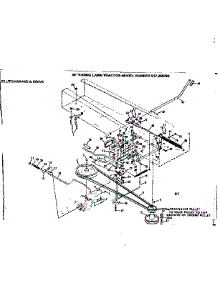 Clutch-Brake & Drive parts for Craftsman Front-Engine Lawn Tractor 917255330 from AppliancePartsPros.com