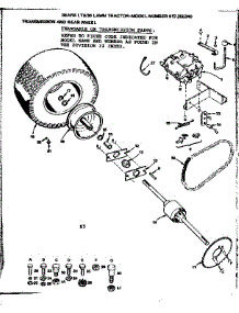 36 Lawn Tractor / Transmission & Rear Wheel parts for Craftsman Front-Engine Lawn Tractor 917255340 from AppliancePartsPros.com