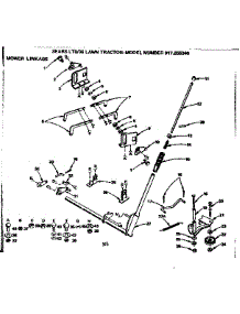 36 Lawn Tractor / Mower Linkage parts for Craftsman Front-Engine Lawn Tractor 917255340 from AppliancePartsPros.com