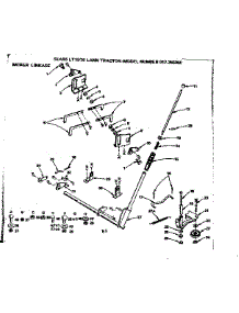 36 Lawn Tractor / Mower Linkage parts for Craftsman Front-Engine Lawn Tractor 917255350 from AppliancePartsPros.com