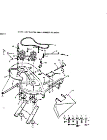 Mower parts for Craftsman Front-Engine Lawn Tractor 917255373 from AppliancePartsPros.com