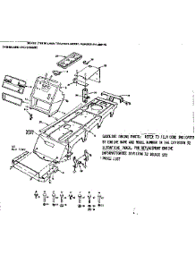 Dashboard And Chassis parts for Craftsman Front-Engine Lawn Tractor 917255410 from AppliancePartsPros.com