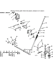 Mower Linkage parts for Craftsman Front-Engine Lawn Tractor 917255413 from AppliancePartsPros.com