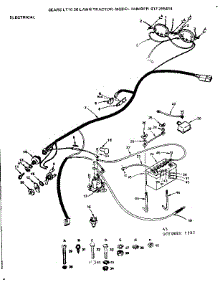Electrical parts for Craftsman Front-Engine Lawn Tractor 917255414 from AppliancePartsPros.com