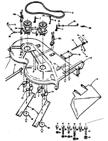 Mower parts for Craftsman Front-Engine Lawn Tractor 917255415 from AppliancePartsPros.com