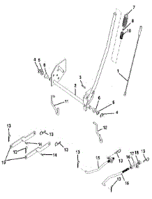 Lift parts for Craftsman Front-Engine Lawn Tractor 917255430 from AppliancePartsPros.com