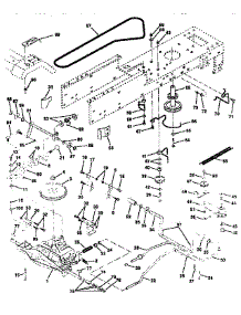 Drive parts for Craftsman Front-Engine Lawn Tractor 917255441 from AppliancePartsPros.com