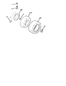 Wheels And Tires parts for Craftsman Front-Engine Lawn Tractor 917255441 from AppliancePartsPros.com