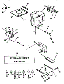 Engine parts for Craftsman Front-Engine Lawn Tractor 917255441 from AppliancePartsPros.com