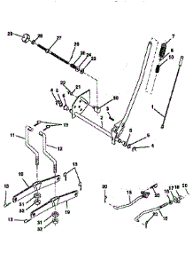 Mower Lift parts for Craftsman Front-Engine Lawn Tractor 917255441 from AppliancePartsPros.com