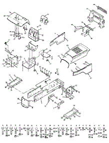 Chassis And Enclosures parts for Craftsman Front-Engine Lawn Tractor 917255450 from AppliancePartsPros.com