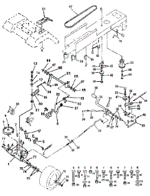 Drive parts for Craftsman Front-Engine Lawn Tractor 917255450 from AppliancePartsPros.com