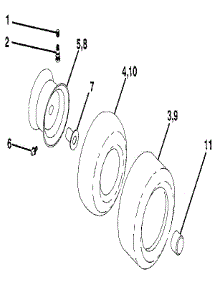 Wheels & Tires parts for Craftsman Front-Engine Lawn Tractor 917255450 from AppliancePartsPros.com