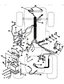 Electrical parts for Craftsman Front-Engine Lawn Tractor 917255451 from AppliancePartsPros.com