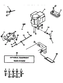 Engine parts for Craftsman Front-Engine Lawn Tractor 917255451 from AppliancePartsPros.com