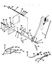 Mower Lift parts for Craftsman Front-Engine Lawn Tractor 917255451 from AppliancePartsPros.com