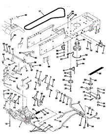 Drive parts for Craftsman Front-Engine Lawn Tractor 917255452 from AppliancePartsPros.com