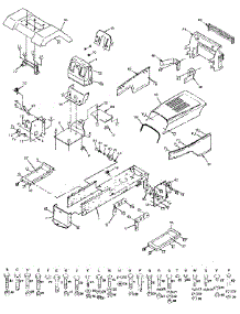 Chassis And Enclosures parts for Craftsman Front-Engine Lawn Tractor 917255460 from AppliancePartsPros.com