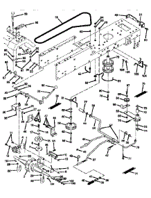 Drive parts for Craftsman Front-Engine Lawn Tractor 917255462 from AppliancePartsPros.com