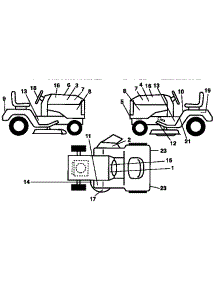 Decals parts for Craftsman Front-Engine Lawn Tractor 917255462 from AppliancePartsPros.com