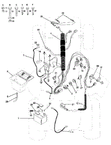 Electrical parts for Craftsman Front-Engine Lawn Tractor 917255470 from AppliancePartsPros.com