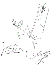 Lift parts for Craftsman Front-Engine Lawn Tractor 917255470 from AppliancePartsPros.com