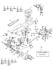 Drive parts for Craftsman Front-Engine Lawn Tractor 917255520 from AppliancePartsPros.com