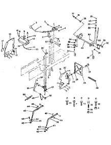 Lift Adjustment parts for Craftsman Front-Engine Lawn Tractor 917255520 from AppliancePartsPros.com