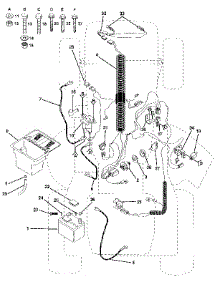 Electrical parts for Craftsman Front-Engine Lawn Tractor 917255522 from AppliancePartsPros.com