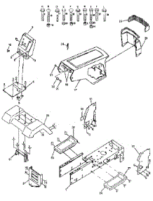 Chassis And Enclosures parts for Craftsman Front-Engine Lawn Tractor 917255522 from AppliancePartsPros.com