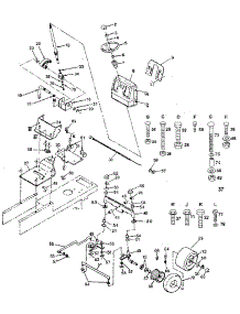 Steering And Front Axle parts for Craftsman Front-Engine Lawn Tractor 917255540-1987 from AppliancePartsPros.com