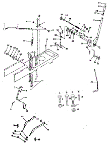 Lift Adjustment parts for Craftsman Front-Engine Lawn Tractor 917255540-1987 from AppliancePartsPros.com