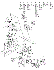 Steering And Front Axle parts for Craftsman Front-Engine Lawn Tractor 917255541 from AppliancePartsPros.com