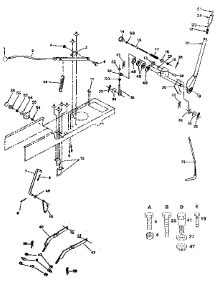 Lift Adjustment parts for Craftsman Front-Engine Lawn Tractor 917255541 from AppliancePartsPros.com