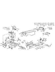 Chassis parts for Craftsman Front-Engine Lawn Tractor 917255551 from AppliancePartsPros.com