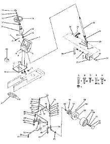 Steering And Front Axle parts for Craftsman Front-Engine Lawn Tractor 917255551 from AppliancePartsPros.com