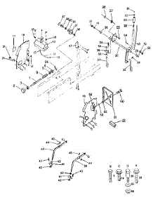 Lift Adjustment parts for Craftsman Front-Engine Lawn Tractor 917255551 from AppliancePartsPros.com