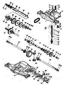 Transaxle parts for Craftsman Front-Engine Lawn Tractor 917255560 from AppliancePartsPros.com