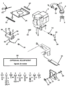 Engine parts for Craftsman Front-Engine Lawn Tractor 917255561 from AppliancePartsPros.com