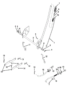 Lift Assembly parts for Craftsman Front-Engine Lawn Tractor 917255574 from AppliancePartsPros.com