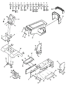 Chassis And Enclosures parts for Craftsman Front-Engine Lawn Tractor 917255575 from AppliancePartsPros.com
