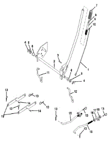Lift Assembly parts for Craftsman Front-Engine Lawn Tractor 917255575 from AppliancePartsPros.com