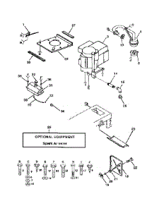 Engine parts for Craftsman Front-Engine Lawn Tractor 917255581 from AppliancePartsPros.com