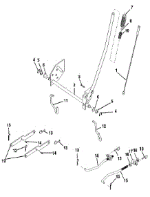 Lift parts for Craftsman Front-Engine Lawn Tractor 917255582 from AppliancePartsPros.com