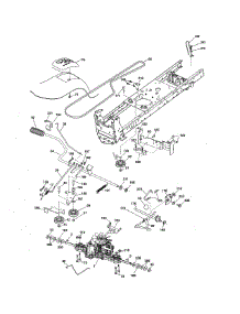 Drive parts for Craftsman Front-Engine Lawn Tractor 917255620 from AppliancePartsPros.com