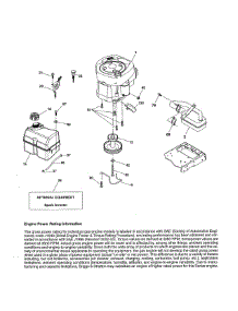 Engine parts for Craftsman Front-Engine Lawn Tractor 917255621 from AppliancePartsPros.com